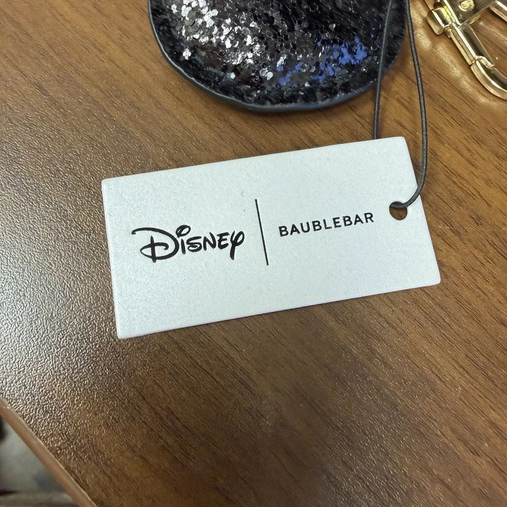 Disney BaubleBar Mickey Mouse Christmas Coin Purse Keychain Santa Belt NWT